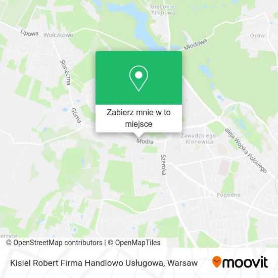 Mapa Kisiel Robert Firma Handlowo Usługowa