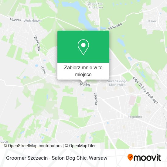 Mapa Groomer Szczecin - Salon Dog Chic