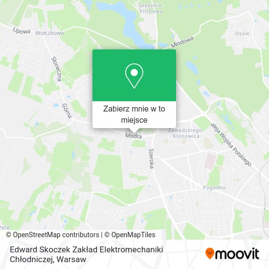 Mapa Edward Skoczek Zakład Elektromechaniki Chłodniczej