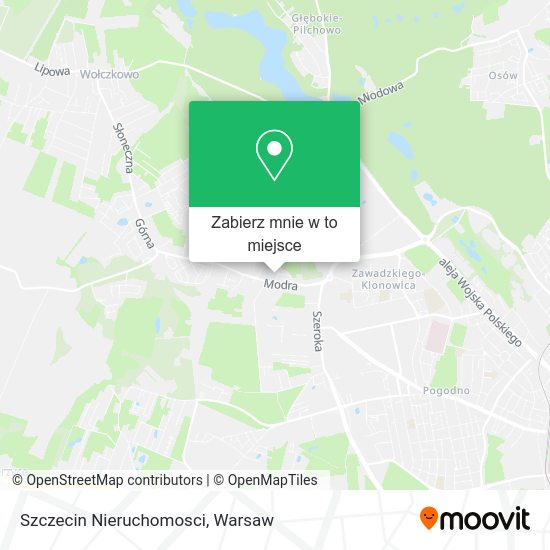 Mapa Szczecin Nieruchomosci