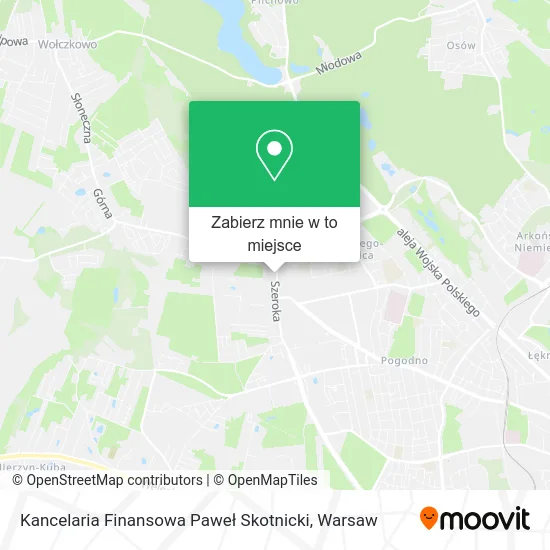Mapa Kancelaria Finansowa Paweł Skotnicki