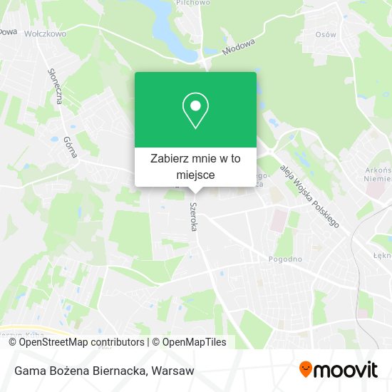 Mapa Gama Bożena Biernacka