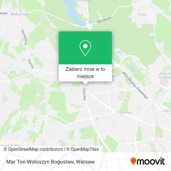 Mapa Mar Ton Woloszyn Boguslaw