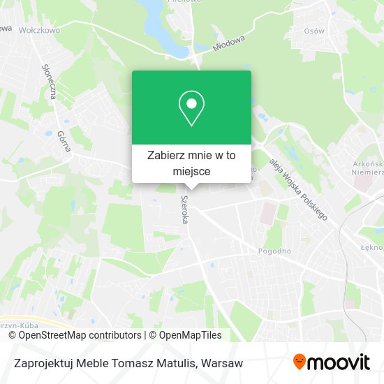 Mapa Zaprojektuj Meble Tomasz Matulis