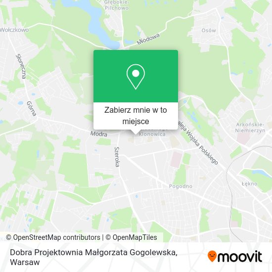 Mapa Dobra Projektownia Małgorzata Gogolewska