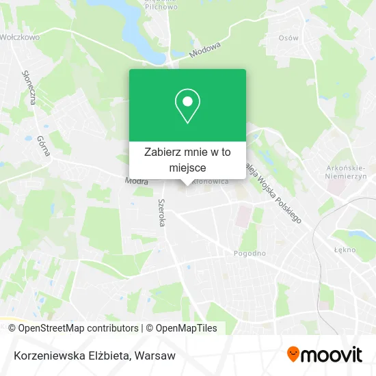 Mapa Korzeniewska Elżbieta