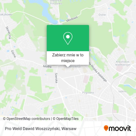 Mapa Pro Weld Dawid Woszczyński