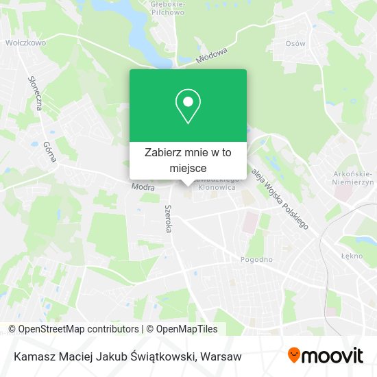 Mapa Kamasz Maciej Jakub Świątkowski