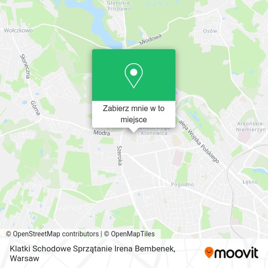 Mapa Klatki Schodowe Sprzątanie Irena Bembenek