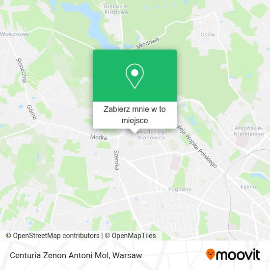 Mapa Centuria Zenon Antoni Mol