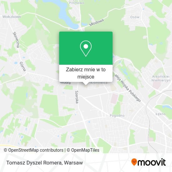 Mapa Tomasz Dyszel Romera