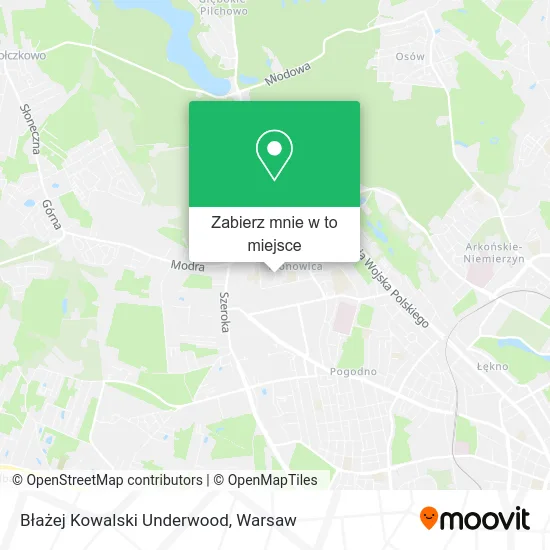 Mapa Błażej Kowalski Underwood