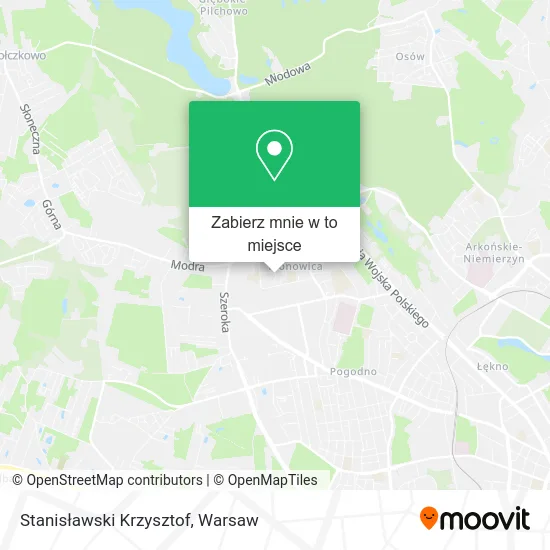 Mapa Stanisławski Krzysztof