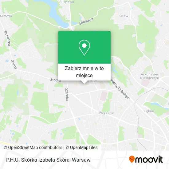 Mapa P.H.U. Skórka Izabela Skóra