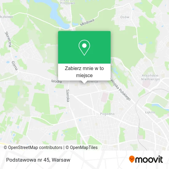 Mapa Podstawowa nr 45