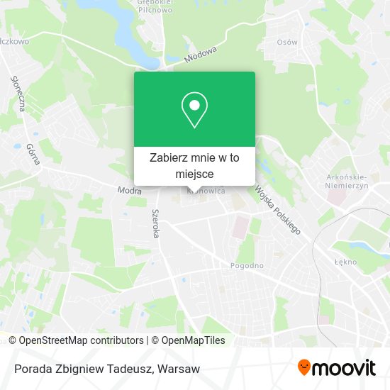 Mapa Porada Zbigniew Tadeusz