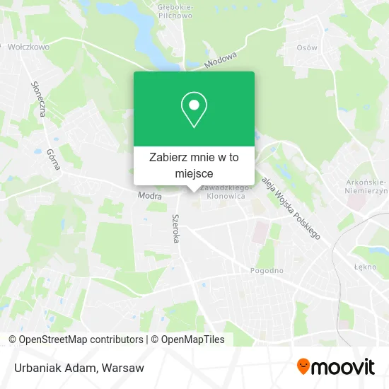 Mapa Urbaniak Adam
