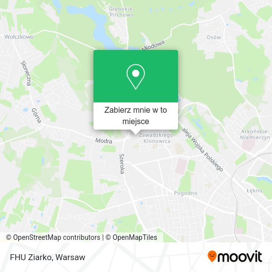 Mapa FHU Ziarko