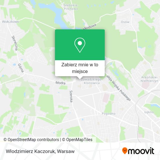 Mapa Włodzimierz Kaczoruk