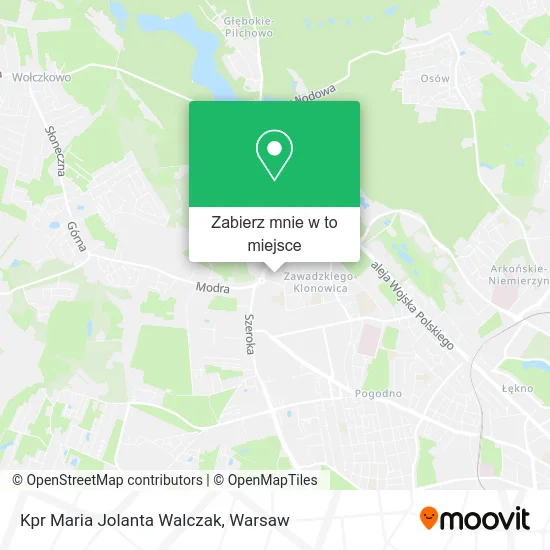 Mapa Kpr Maria Jolanta Walczak