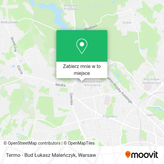 Mapa Termo - Bud Łukasz Maleńczyk