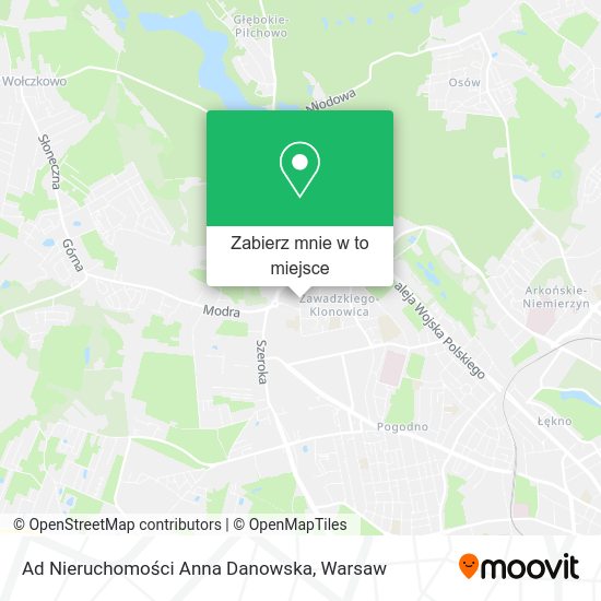 Mapa Ad Nieruchomości Anna Danowska