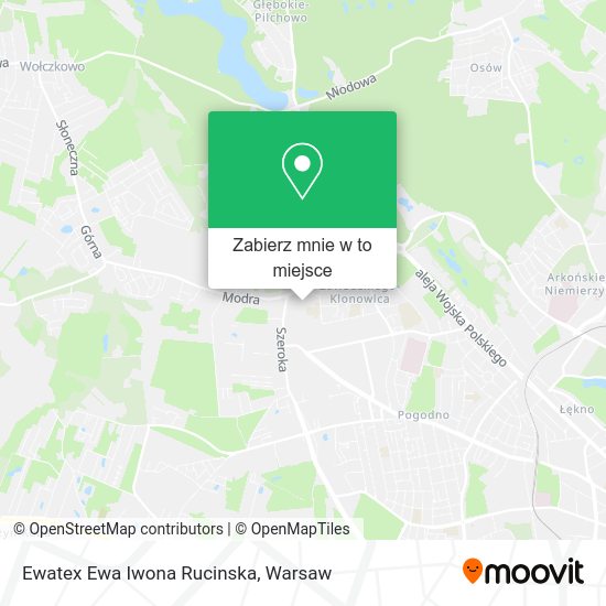 Mapa Ewatex Ewa Iwona Rucinska