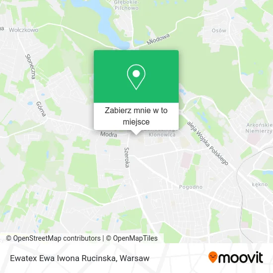 Mapa Ewatex Ewa Iwona Rucinska