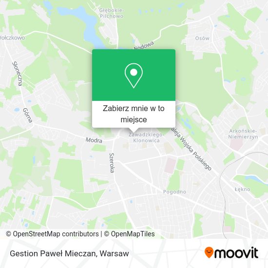 Mapa Gestion Paweł Mieczan