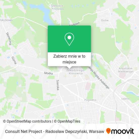Mapa Consult Net Project - Radosław Depczyński