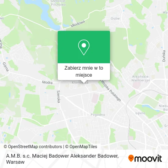 Mapa A.M.B. s.c. Maciej Badower Aleksander Badower