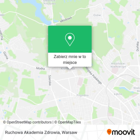 Mapa Ruchowa Akademia Zdrowia