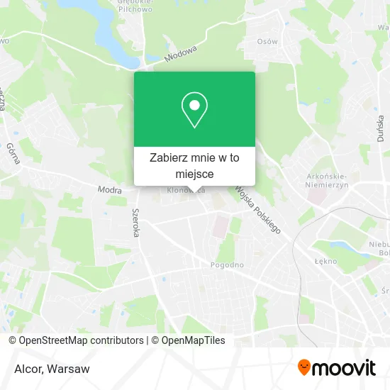 Mapa Alcor