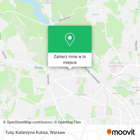 Mapa Tulip Katarzyna Kubas