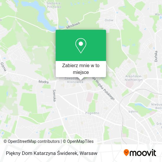 Mapa Piękny Dom Katarzyna Świderek