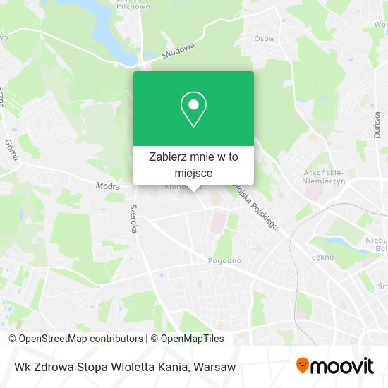 Mapa Wk Zdrowa Stopa Wioletta Kania