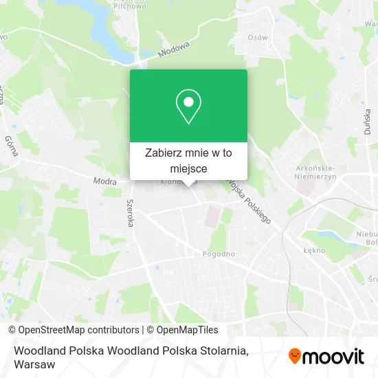 Mapa Woodland Polska Woodland Polska Stolarnia