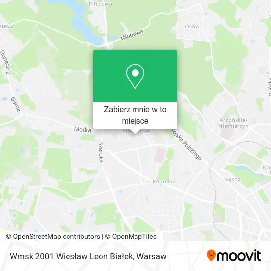 Mapa Wmsk 2001 Wiesław Leon Białek