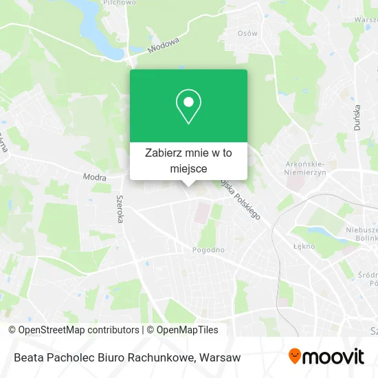 Mapa Beata Pacholec Biuro Rachunkowe