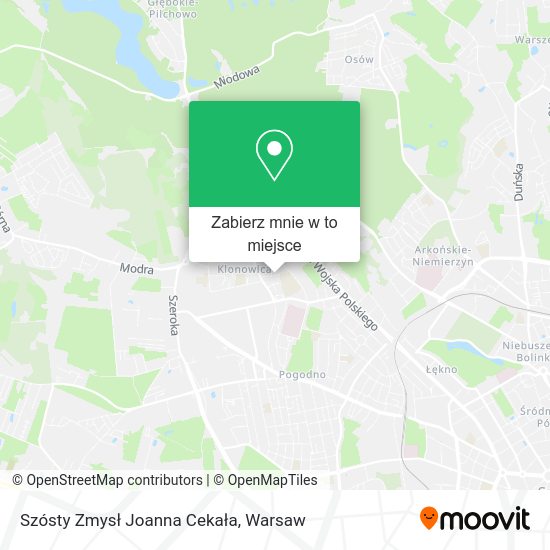 Mapa Szósty Zmysł Joanna Cekała