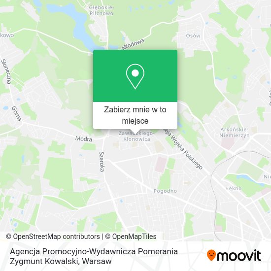 Mapa Agencja Promocyjno-Wydawnicza Pomerania Zygmunt Kowalski