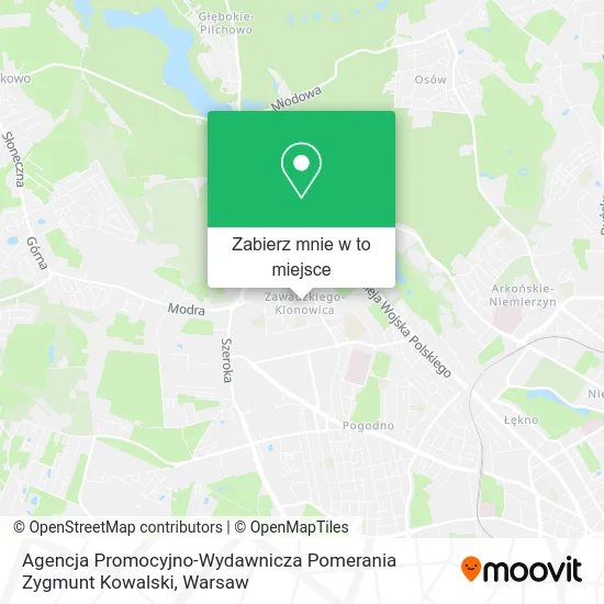 Mapa Agencja Promocyjno-Wydawnicza Pomerania Zygmunt Kowalski