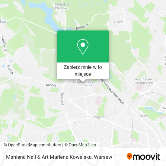 Mapa Mahlena Nail & Art Marlena Kowalska
