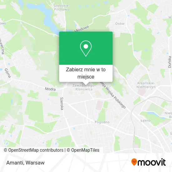 Mapa Amanti