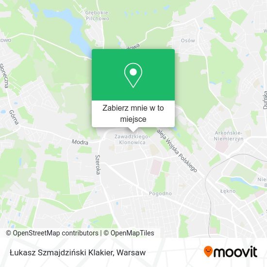 Mapa Łukasz Szmajdziński Klakier