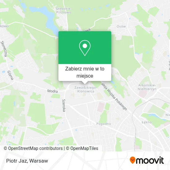 Mapa Piotr Jaz