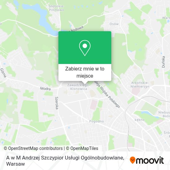 Mapa A w M Andrzej Szczypior Usługi Ogólnobudowlane