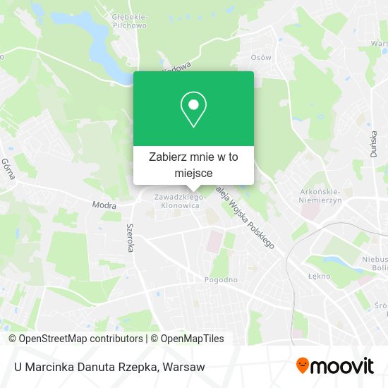 Mapa U Marcinka Danuta Rzepka