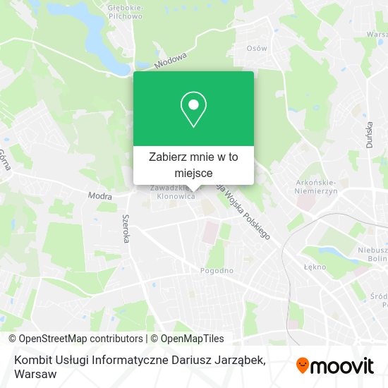 Mapa Kombit Usługi Informatyczne Dariusz Jarząbek