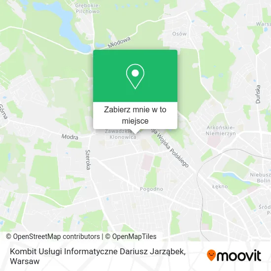 Mapa Kombit Usługi Informatyczne Dariusz Jarząbek
